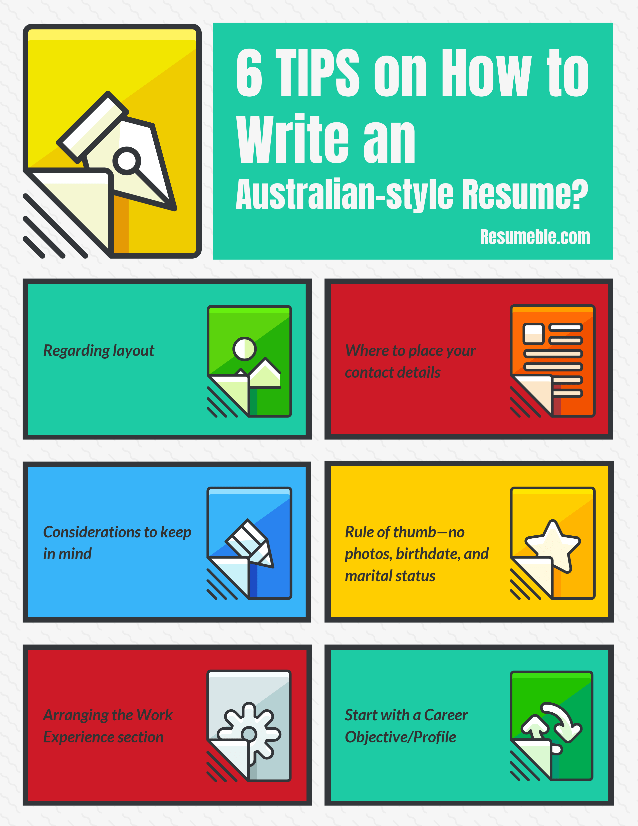 how to write resume in australia