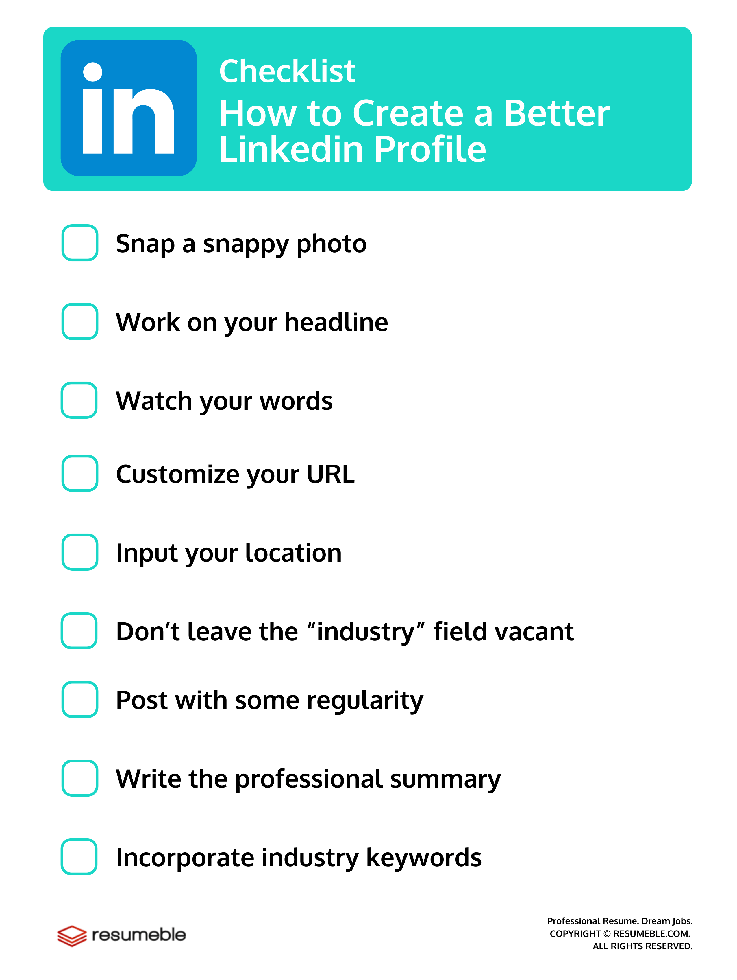 How to Create a Better Linkedin Profile – Checklist