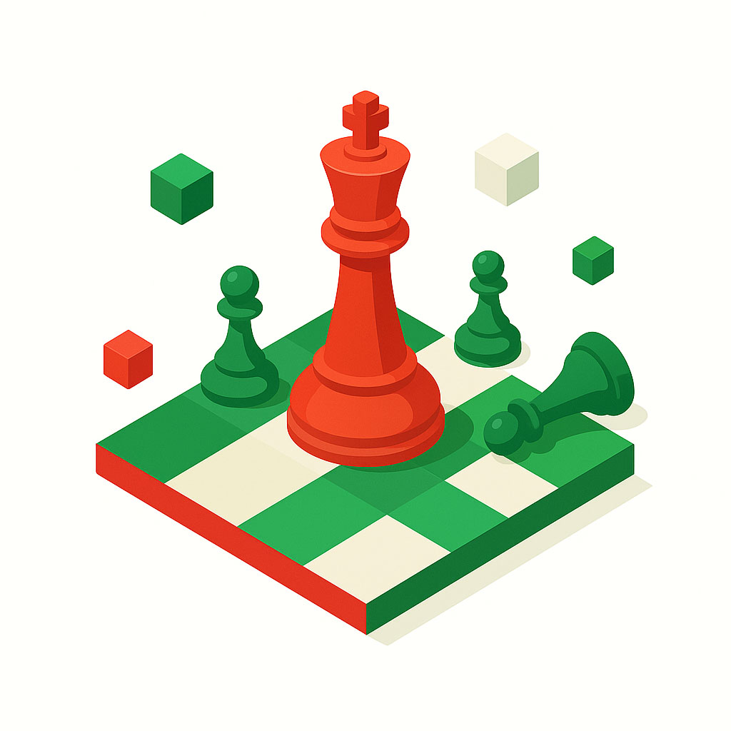 chessboard symbolizing various strategies that job seeker can employ to pass ATS, by Resumeble