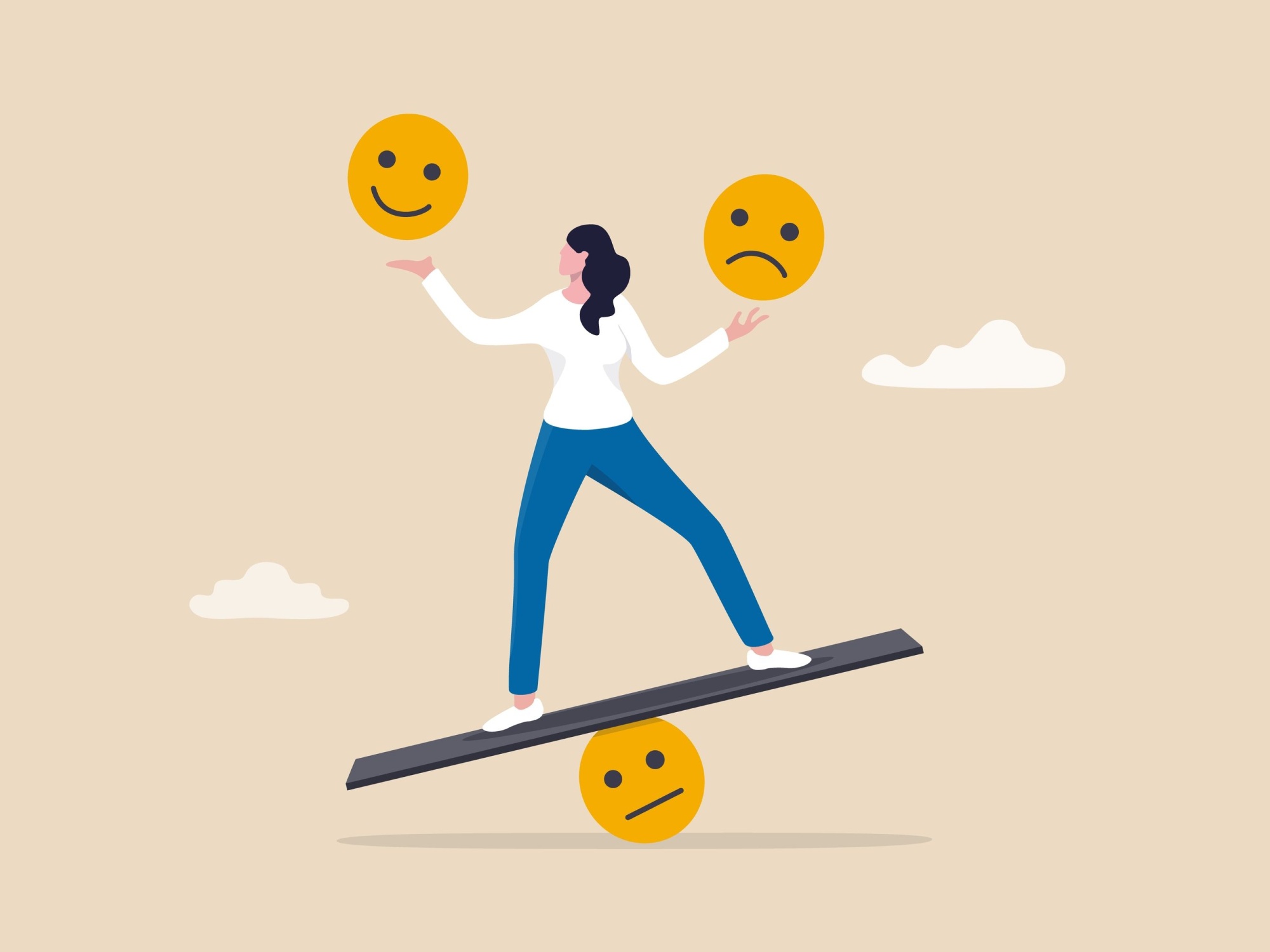 woman balancing different aspects of life signaling that a balanced approach to work-life, including parenting, is essential - Resumeble