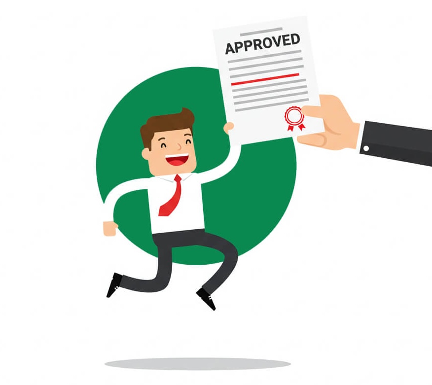 Happy job hunter landing a job offer - Resumeble