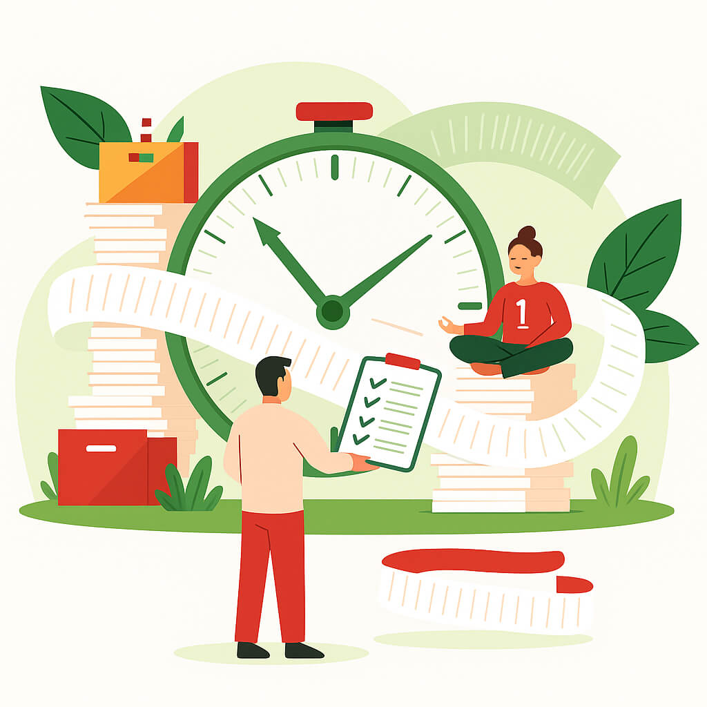 Woman relaxing because she posses superb time management skills - resumeble