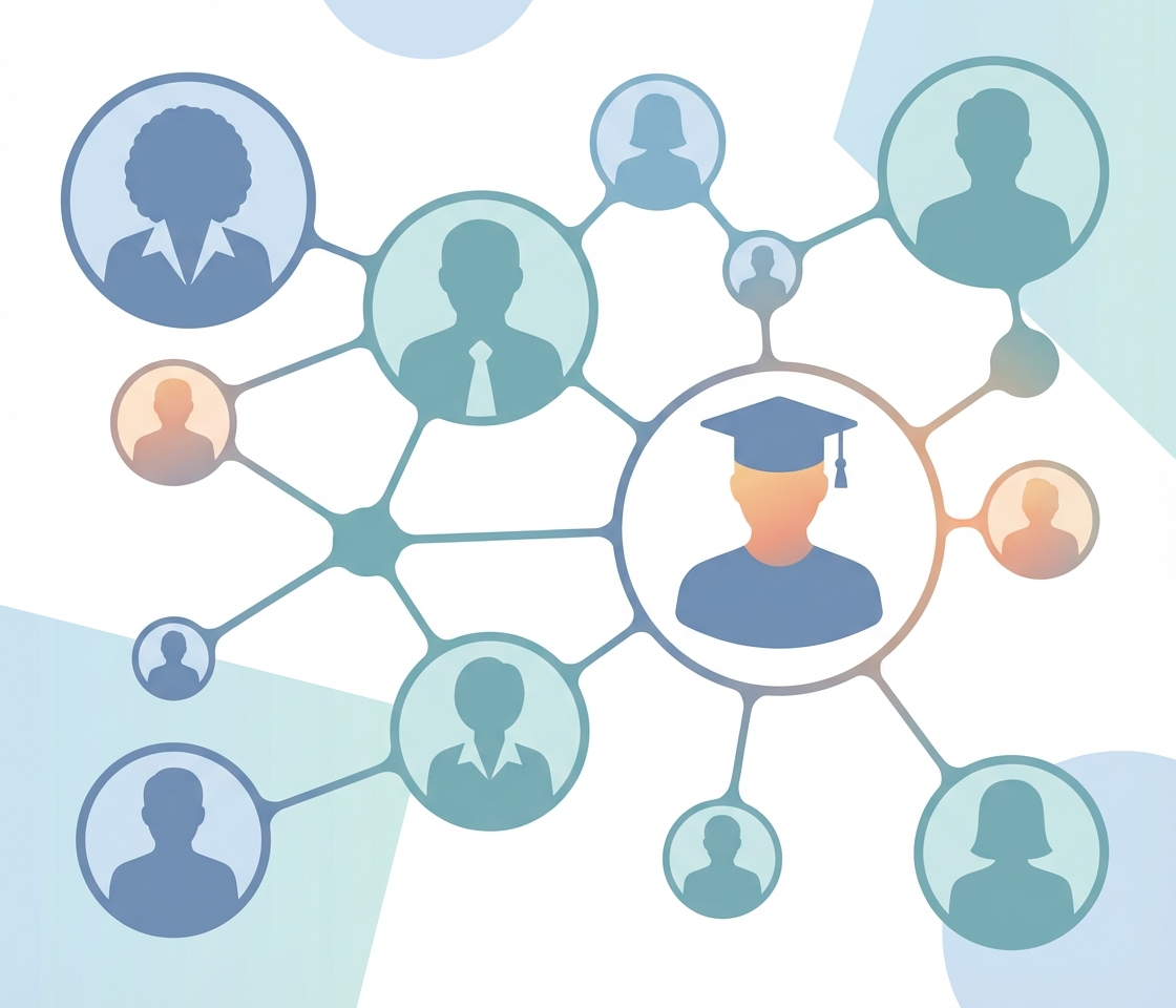 Networking as a fresh graduate - schematics - Resumeble