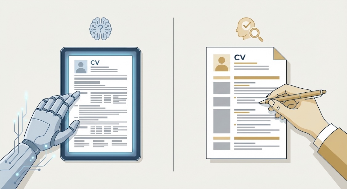 AI vs human CV writer - Resumeble