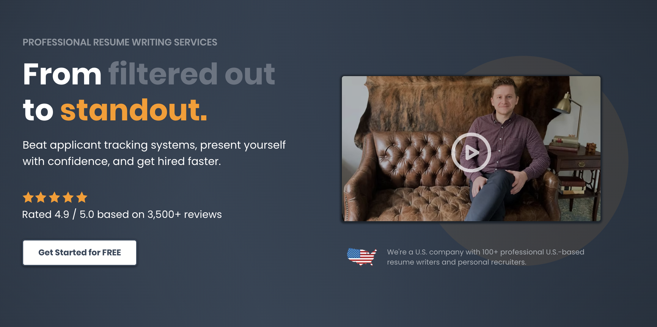 TopStack resume home page screen grab